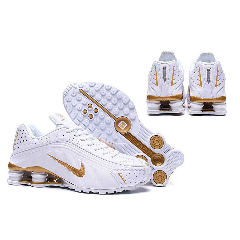 Giày Thể Thao Chơi tennis Chất Lượng Cao❤Giày Thể Thao nike max air shox r4 ww Thời Trang Dành Cho Cả Nam Và Nữ
