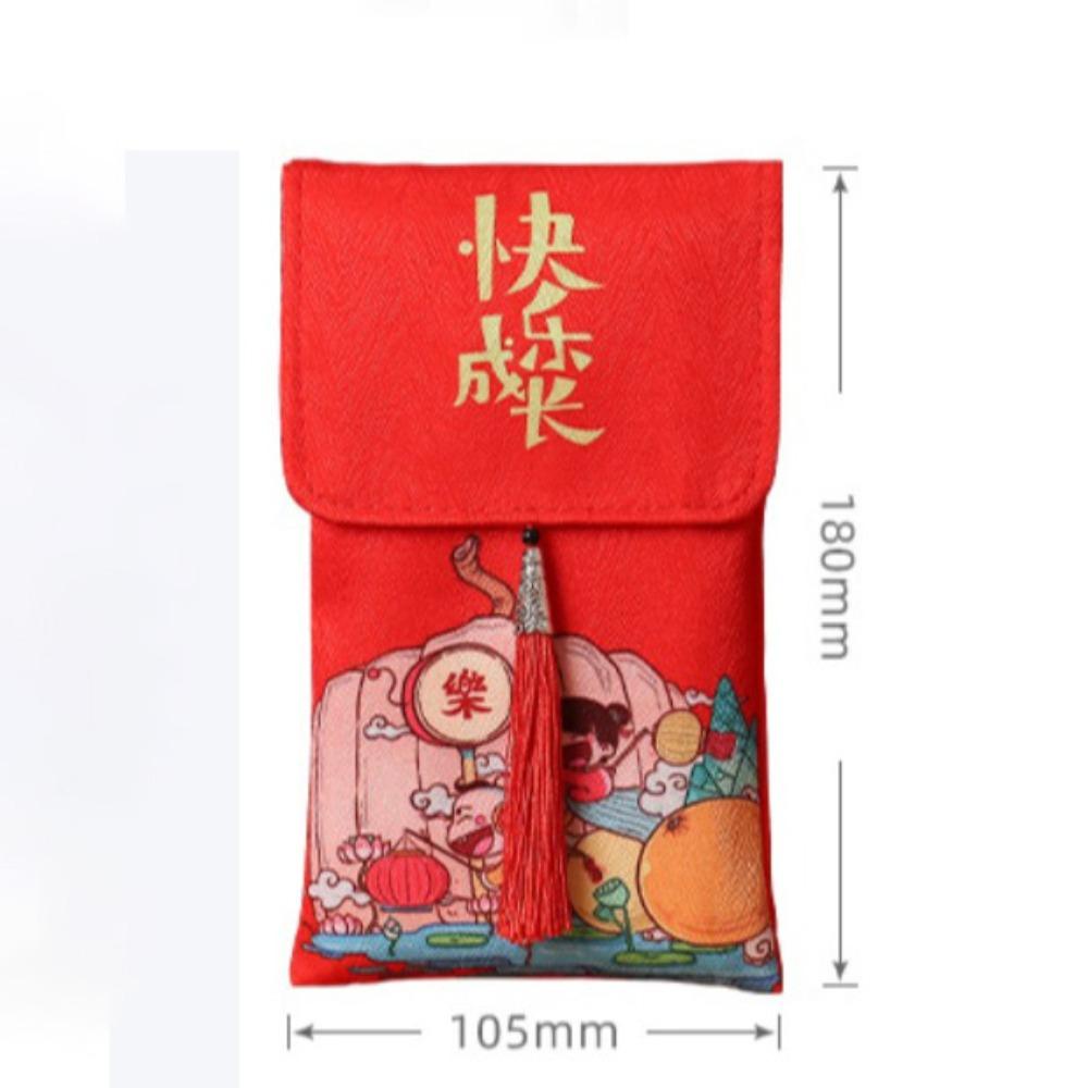 Btlimer Bao Lì Xì Đỏ In Hình Rồng Hoạt Hình Nghệ Thuật Sáng Tạo