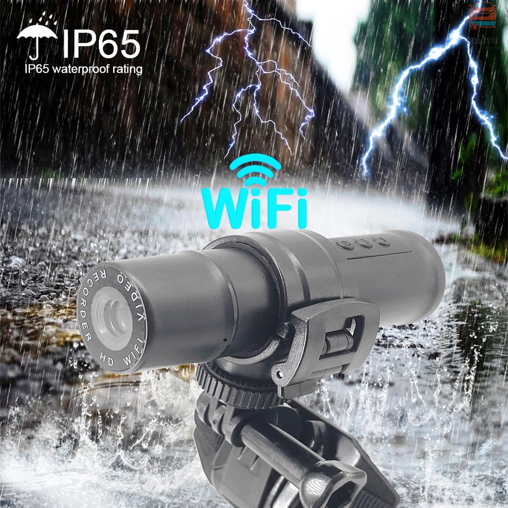 Camera Hành Trình 1080p dvr video Kết Nối wifi Chống Nước Gắn Mũ Bảo Hiểm Xe Đạp Xe Máy Điện