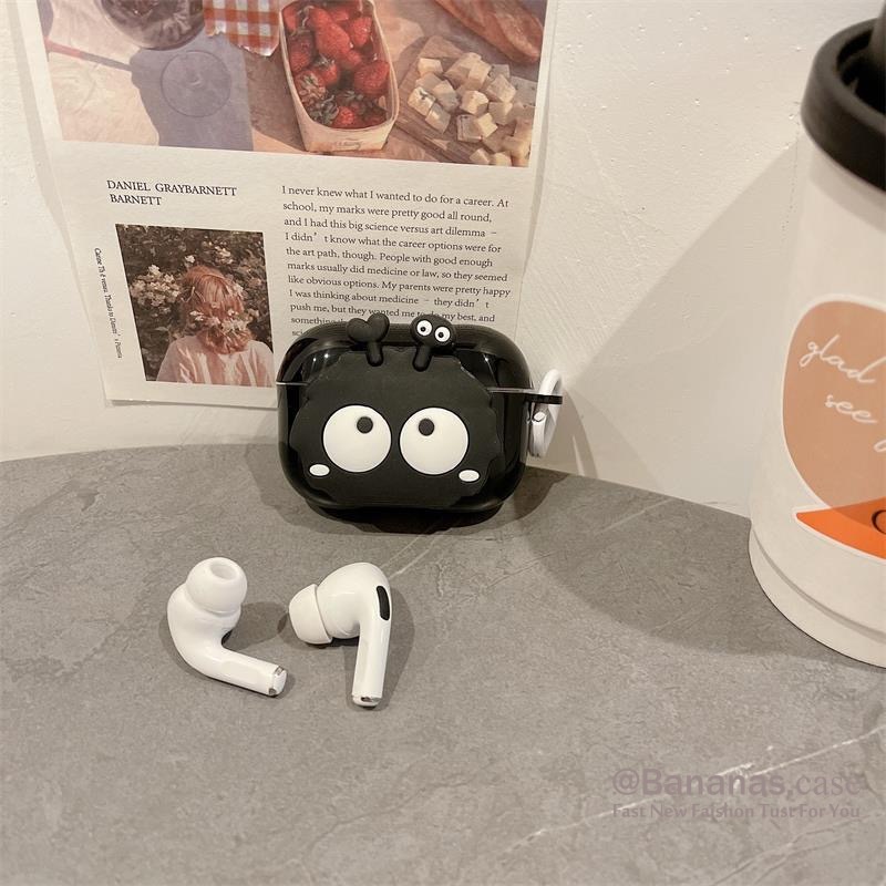 Đen Vỏ Bảo Vệ Hộp Sạc Tai Nghe airpods 1 2 3 pro pro2 Airdots1 Airdots2 Airdots3 Airdotspro airdodspro2