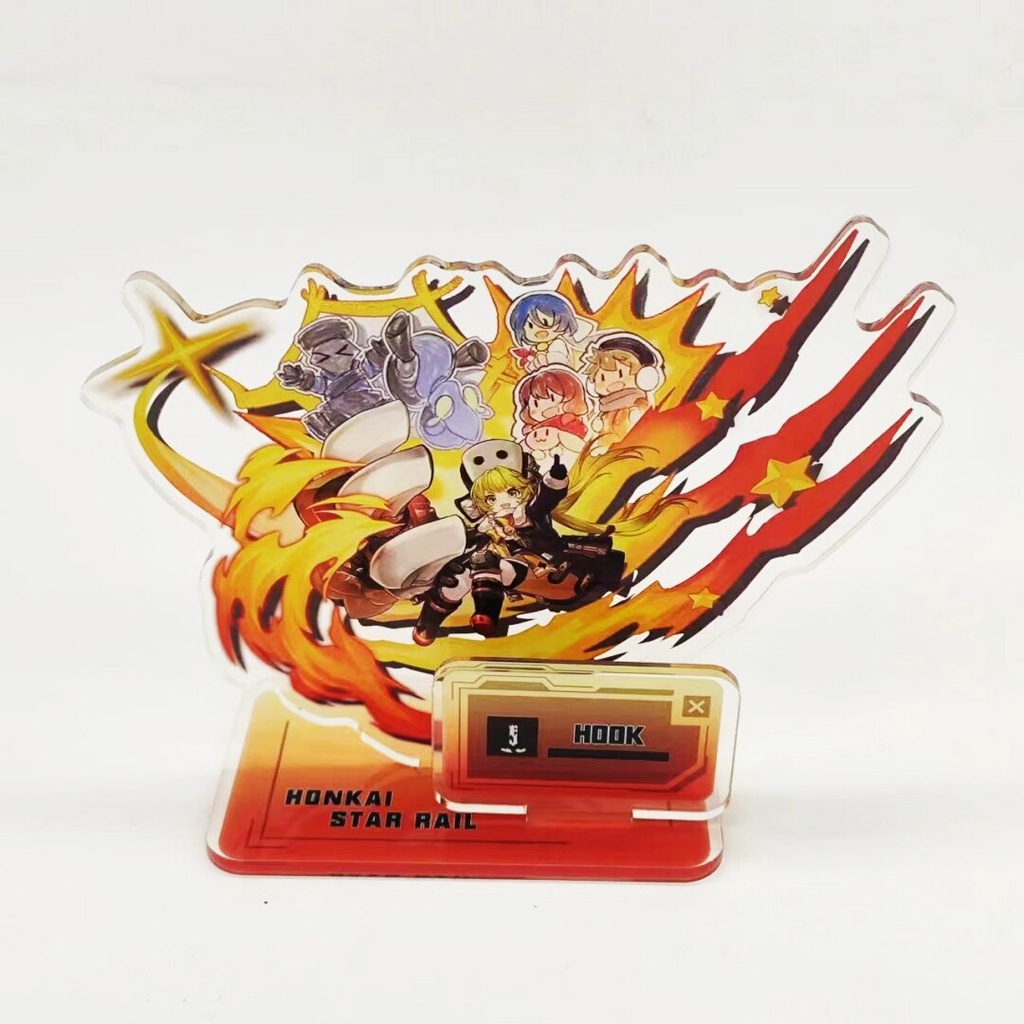 Mô hình Standee Anime Figure Honkai: Star Rail Sign Figures Bronya DanHeng JingYuan Cute phụ kiện trang trí dễ thương