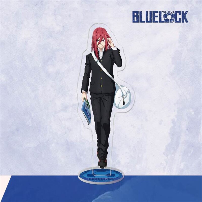 Mô hình Standee Football Anime Blue Lock Chigiri Hyouma Isagi Yoichi Bachira Meguru Seishiro Nagi 2 mặt rõ nét