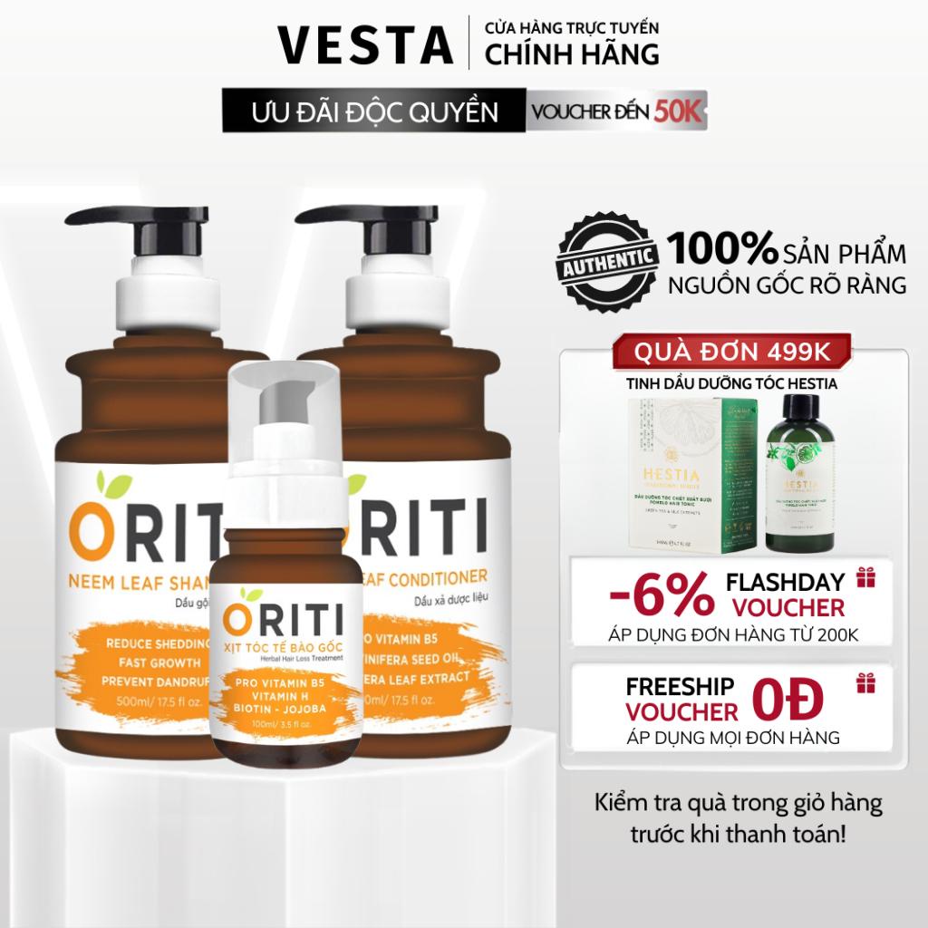 Xịt Dưỡng Tóc Oriti Kích Thích Mọc Tóc + Dầu Gội Ngăn Rụng Tóc + Dầu Xả Cấp Ẩm Phục Hồi Hư Tổn Tế Bào Gốc Thảo Mộc