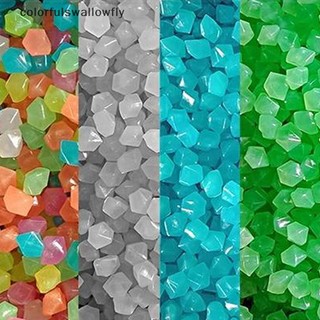 Bộ 50 Viên Đá Dạ Quang Nhiều Màu Sắc Dùng Trang Trí Sân Vườn / Bể Cá csf
