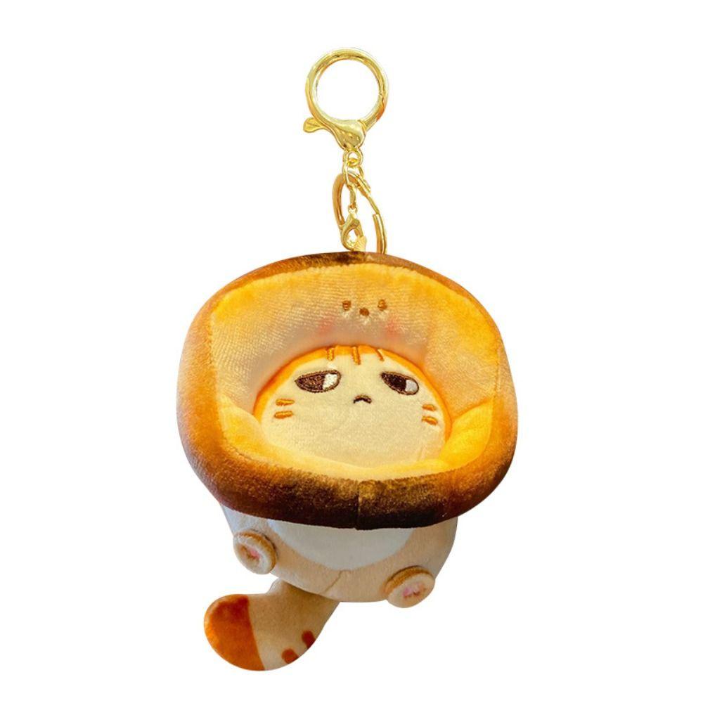 Mmluck Móc Khóa Hình Mèo Nhồi Bông taiyaki caramel Khoai Tây Chiên Nhỏ Nhắn