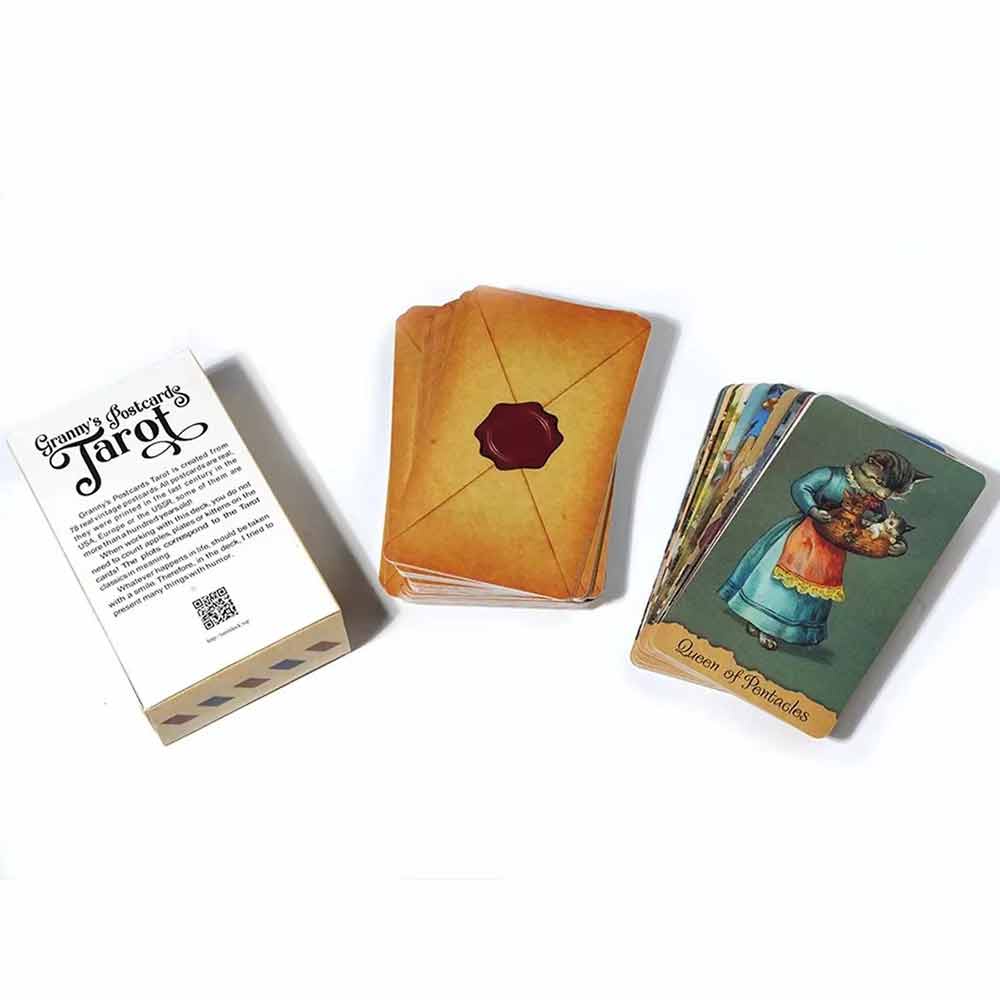 Granny's Postcards Grandma's Postcards - Tarot Card Mysterious Divination Card Game