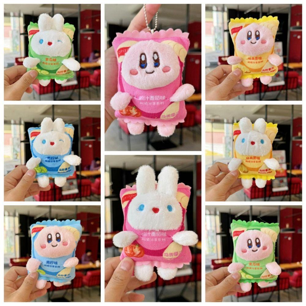Bliss Móc Khóa Thỏ Khoai Tây Chiên Nhồi Bông pp Mềm Hóa Trang Nhân Vật Hoạt Hình kirby Kito Chipato Chipato