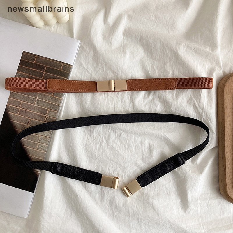 Mới Thắt Lưng Da Bản Nhỏ Co Giãn Thời Trang Cho Nữ