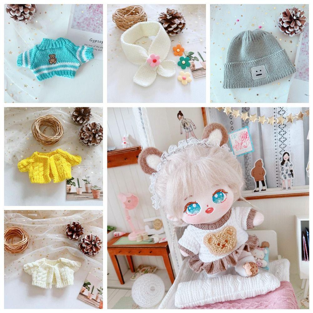 Búp Bê Em Bé 20cm 20cm Mặc Áo sweater / Khăn Choàng / Áo sweater / Búp Bê bjd Dễ Thương