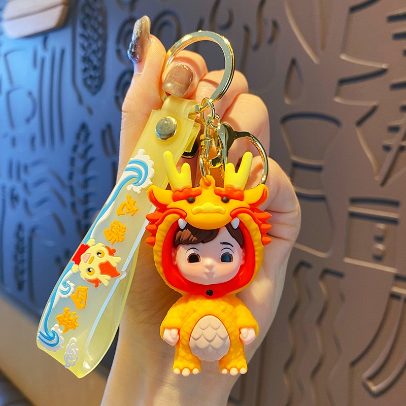 Hoạt Hình Móc Khóa Hình Rồng Con Xinh Xắn