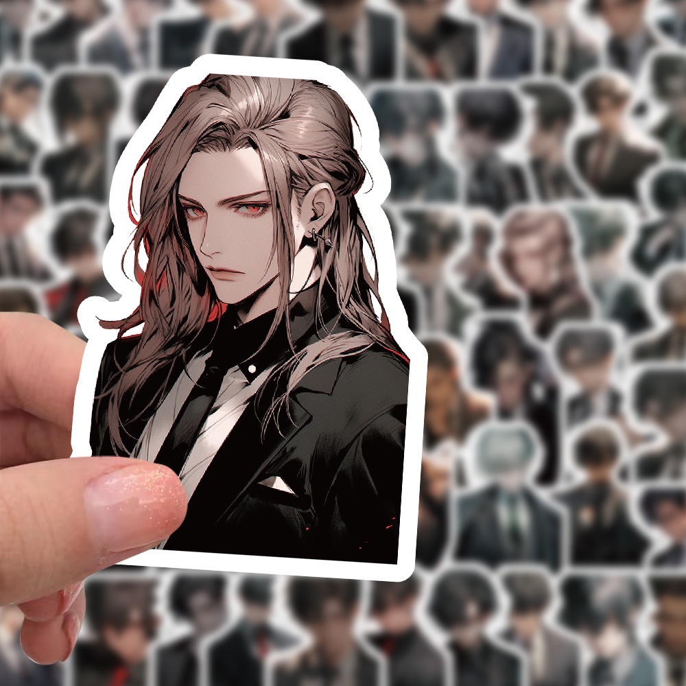 Bộ 60 Miếng Dán Trang Trí Mũ Bảo Hiểm / Bút Chì Họa Tiết Hoạt Hình graffiti Độc Đáo