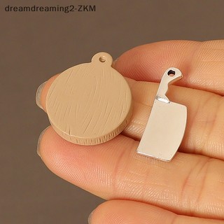 Bộ thớt cắt đồ chơi nhà búp bê mini tỉ lệ 1 / 12