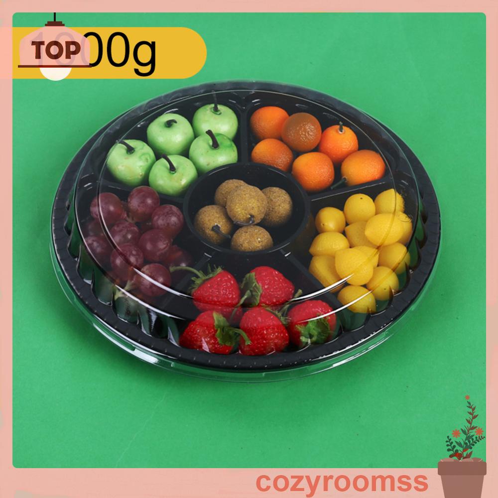 Set 10 Khay Đựng Trái Cây Có Nắp Bằng Nhựa