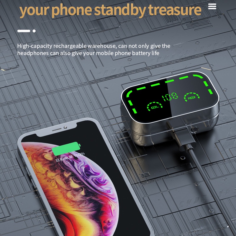 Hx Tai Nghe Nhét Tai bluetooth 5.3 hifi tws yd05 2023 Có mic