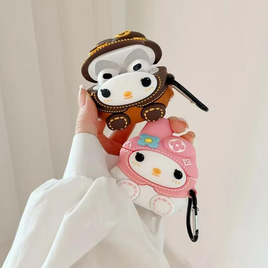 Dễ Thương Vỏ Bảo Vệ Hộp Sạc Tai nghe không dây airpods pro gen 2 1 2 3 Họa Tiết Hoạt Hình melody
