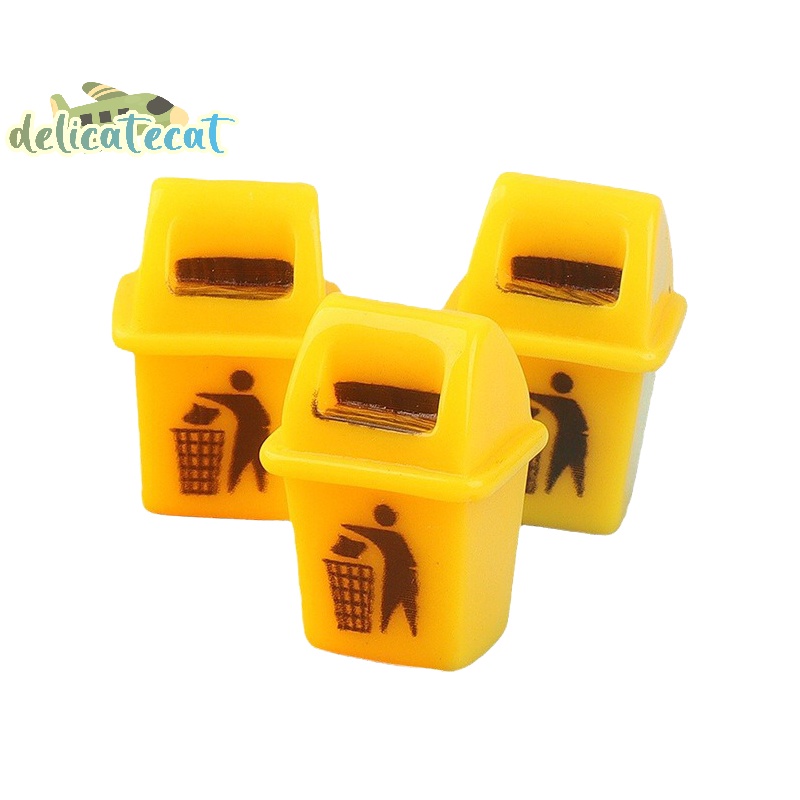 Set 3 Thùng Rác Mini Trang Trí Nhà Búp Bê