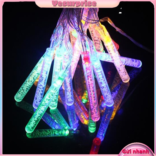 Yesurprise Dây Đèn Led 20 Bóng Chống Nước Trang Trí Giáng Sinh Chạy Bằng Năng Lượng Mặt Trời