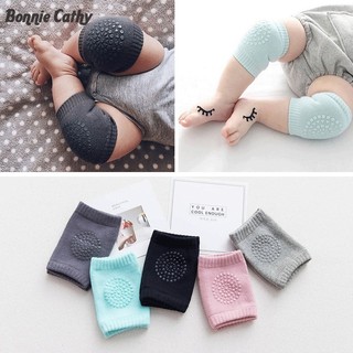 Bonnie Cathy Miếng đệm đầu gối trẻ em sơ sinh Bộ tất terry bé bò miếng đệm đầu gối