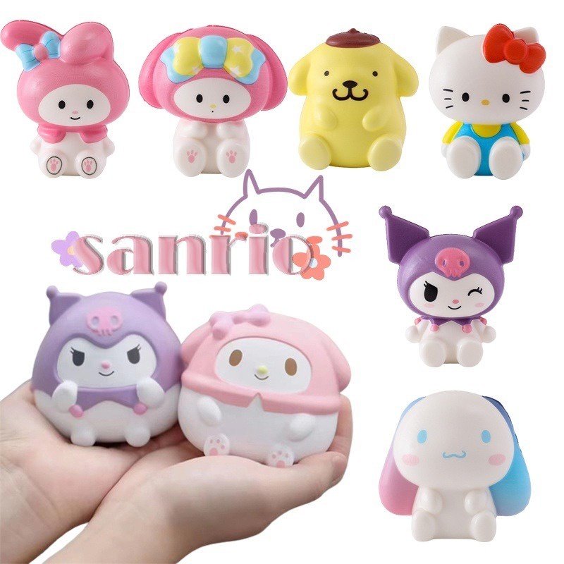 Kawaii sanrio kuromi cinnamoroll my melody Đồ Chơi Bóp Giảm Căng Thẳng