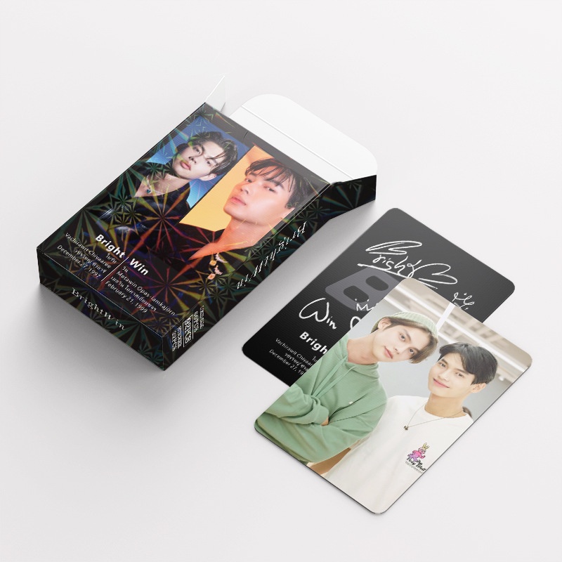 BRIGHTWIN Photocard Lomo Card Postcard Stickers 92pcs/box
