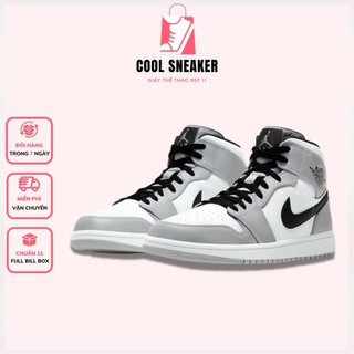 Giày thể thao sneaker 𝗝𝗼𝗿𝗱𝗮𝗻 cao cổ ghi xám, giày 𝗝𝗼𝗿𝗱𝗮𝗻 cổ cao thời trang nam nữ màu ghi xám full box c275