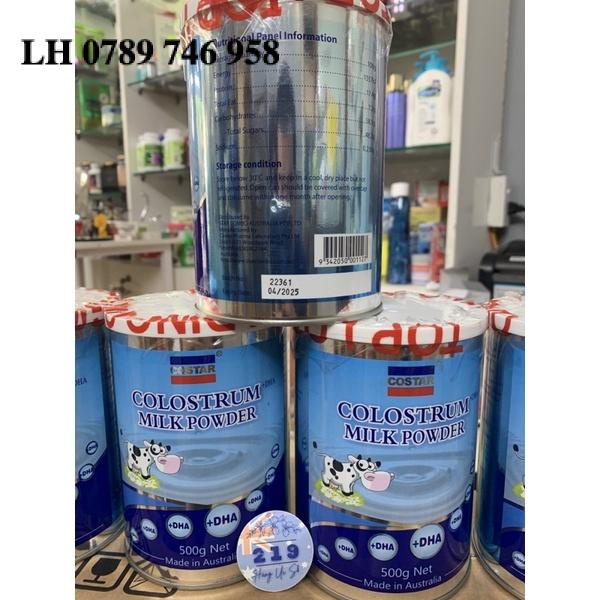 Sữa bò non DHA Costar Colostrum Powder Milk 500g