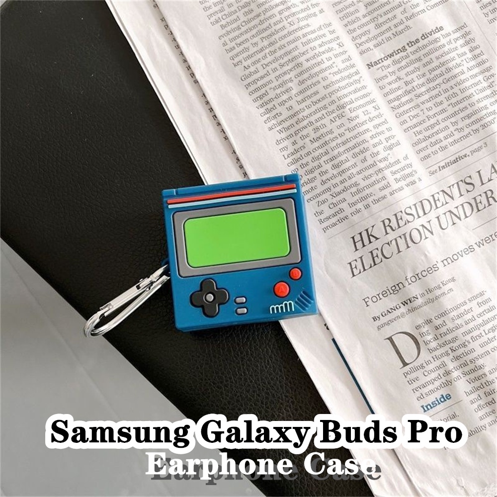 Vỏ Bảo Vệ Hộp Sạc Tai Nghe samsung galaxy buds pro no.2 Bằng Silicon Mềm Hình shiba inu