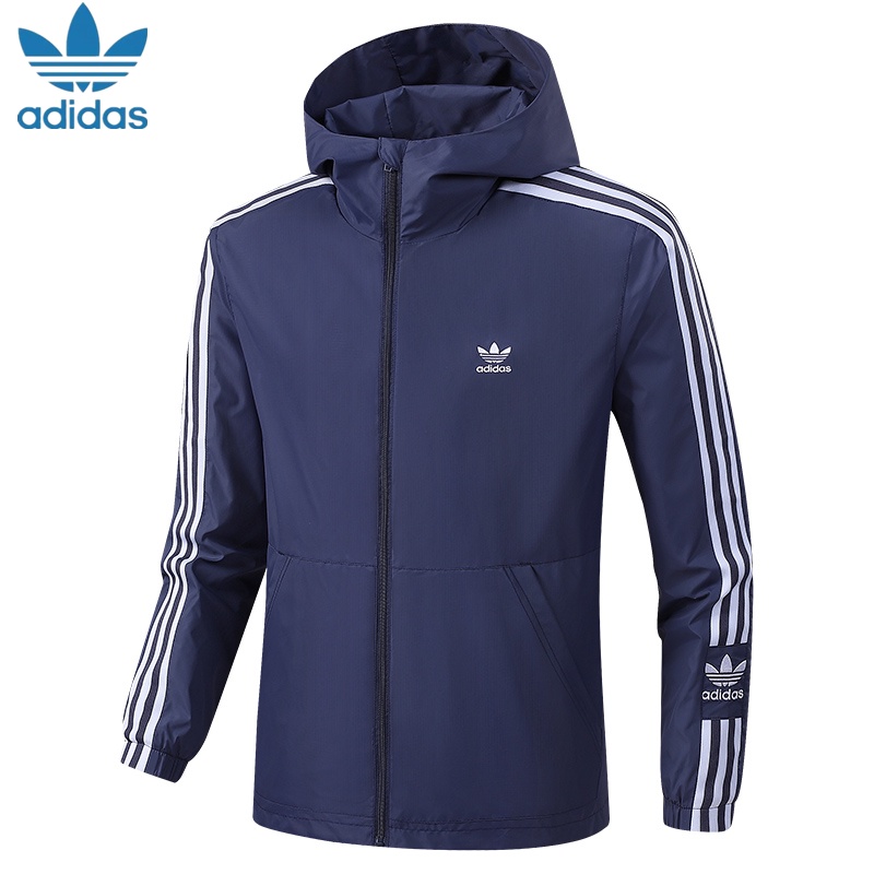 Áo Khoác Gió Thêu logo adidas 100% Chính Hãng Nhiều Màu Sắc Chất Lượng Cao Cho Nam Và Nữ