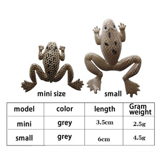 Mồi Câu Cá Giả Hình Con Ếch Bằng silicone 4.5g / 6cm