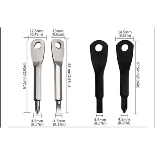 BỘ 2 TUA VÍT/VÍT DẸP MÓC KHÓA MINI