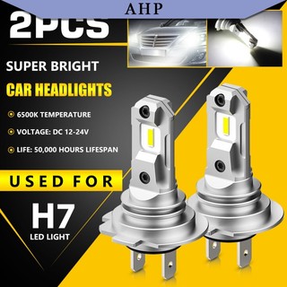 Bộ 2 bóng đèn pha led h7 14000lm 6500k ánh sáng trắng hi / lo chống thấm nước ip67