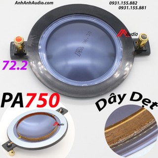 Côn loa treble 750 pa dây đẹt - coil loa 750 pa dây dẹp - màng coil màu tím