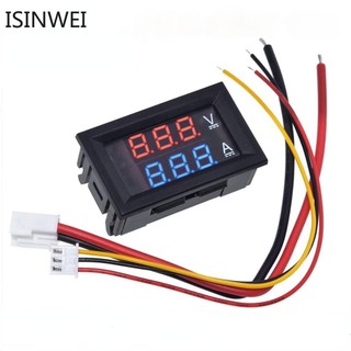 Đồng hồ đo điện áp và dòng điện dc 0-100v 10a 0.28 "