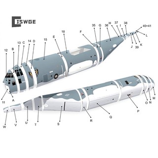 Mô Hình Máy Bay Chiến Đấu Quân Đội AC130 Bằng Giấy