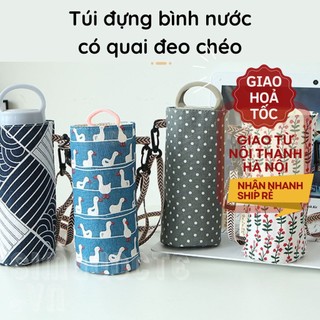 Túi đựng bình nước ly giữ nhiệt chống nước có dây đeo chéo