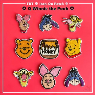 ☸ sticker ủi thêu hình hoạt hình winnie the pooh / piglet / eeyore / hổ / mật ong ☸ 1 sticker ủi thêu hình huy hiệu