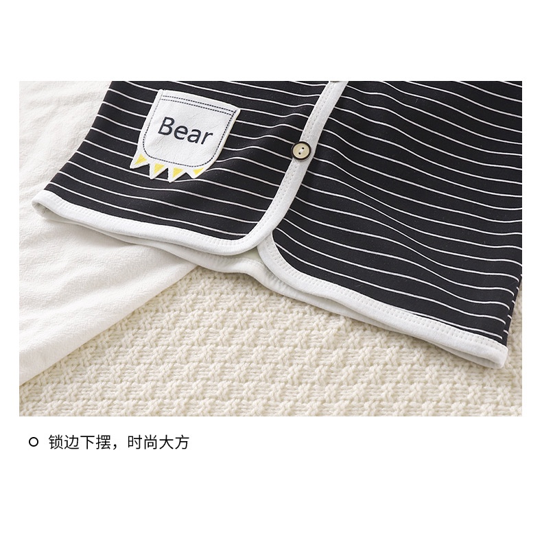Áo Khoác cardigan Không Tay 60-120cm Thời Trang Thu Đông Cho Bé