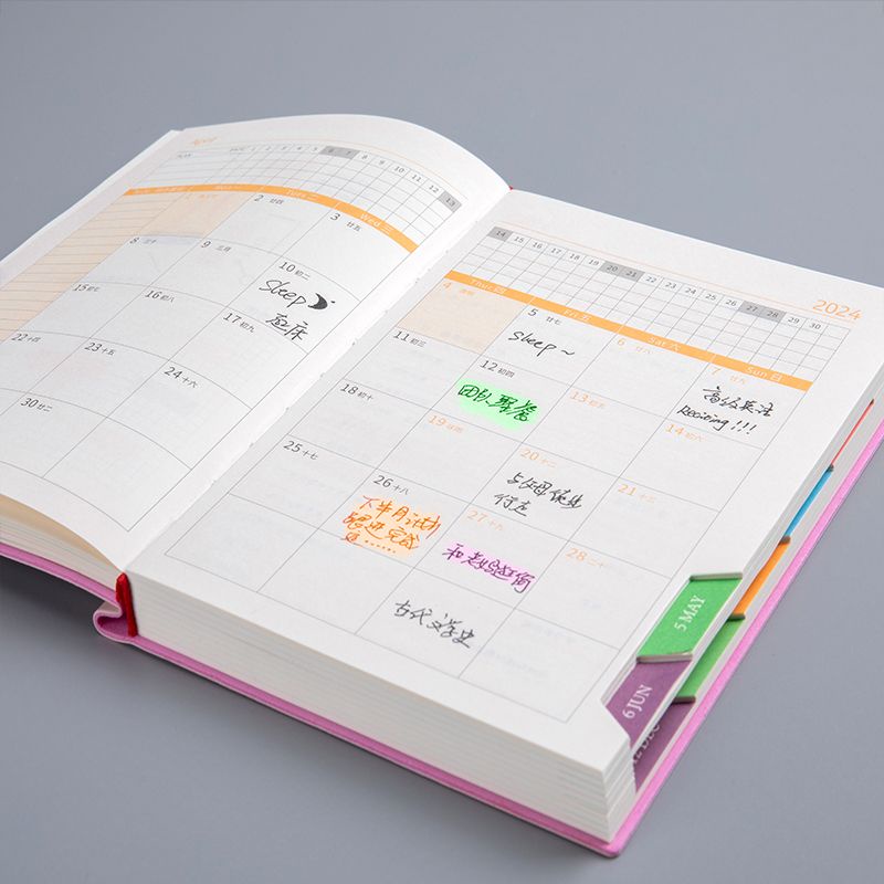 Sổ Kế Hoạch 2024 tháng Giêng 400 Trang Dày Dặn 32k a5 25 Ngày