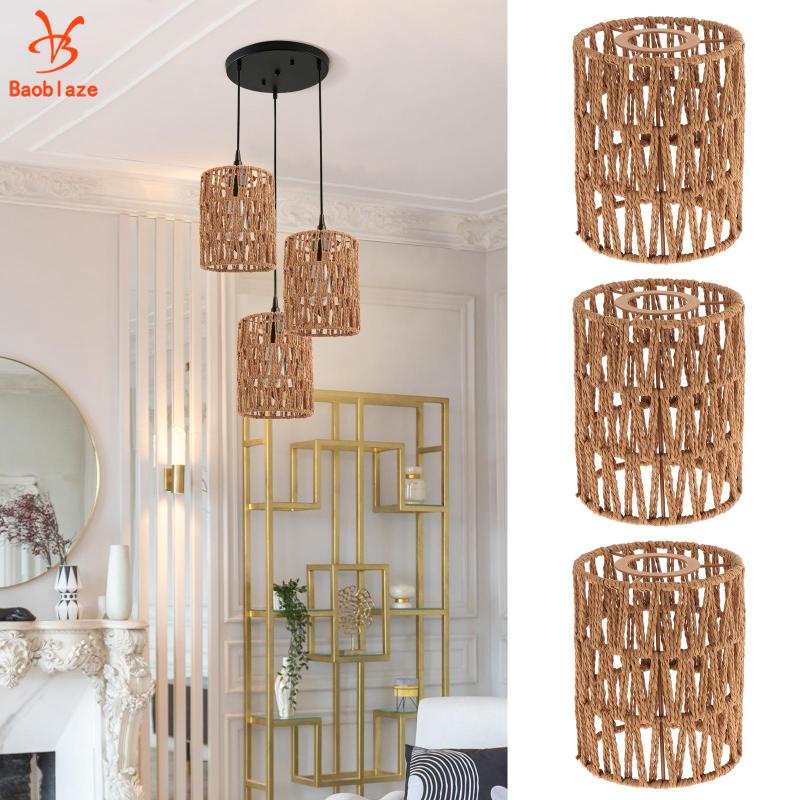 Baoblaze Chụp Đèn Chùm Bóng Phong Cách boho Cho Quán Cà Phê
