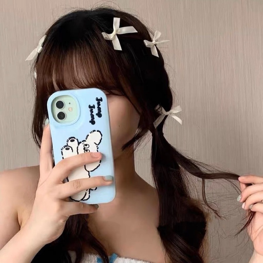 Set 10 Kẹp Tóc Nơ Ruy Băng Dễ Thương Cho Nữ