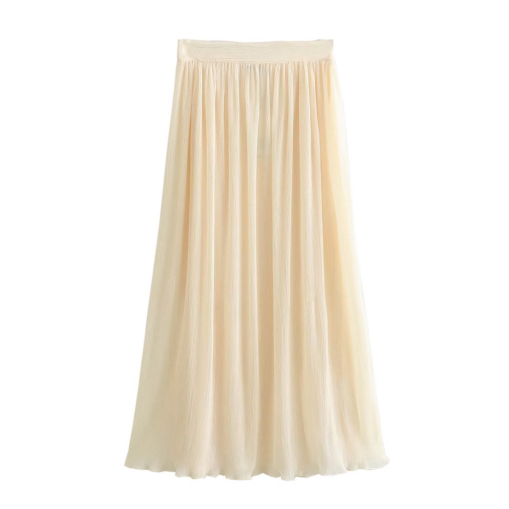 Bán Buôn Áo Xếp Nếp + Váy midi Nửa Dài 9673