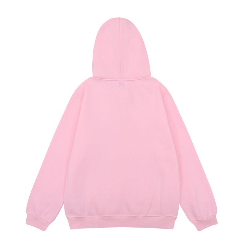 Áo Khoác Sweater Có Mũ Trùm Thêu Hình Trái Tim a8m8i-autumn Phong Cách Mỹ Xinh Xắn Phù Hợp Cho Cả Nam Và Nữ