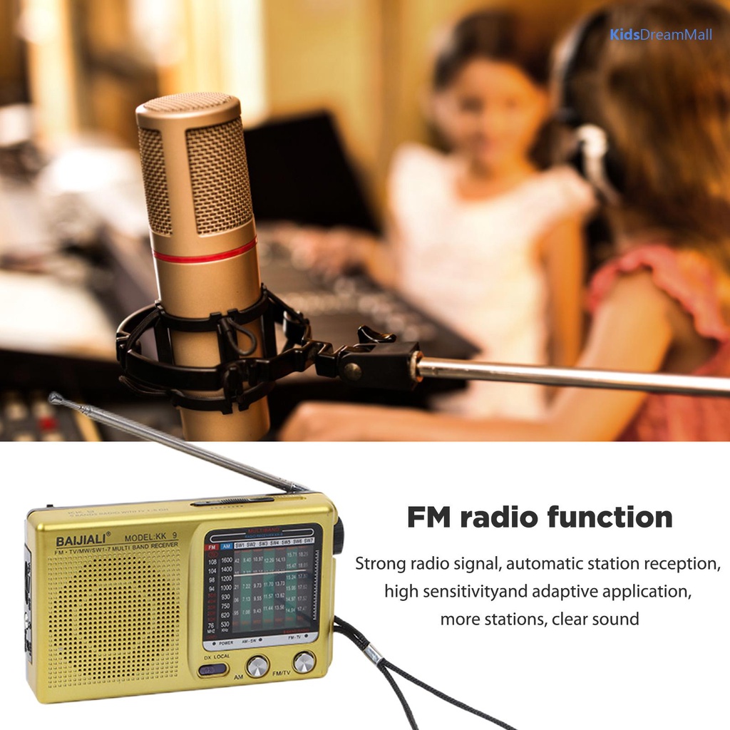 Đài radio mini Cầm Tay Phong Cách retro