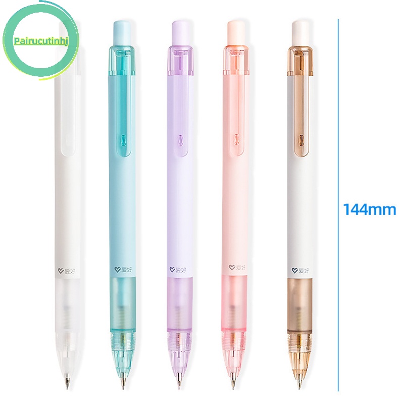 Parucutin Bút Chì Bấm Tự Động Màu Trơn Dễ Thương Cho Học Sinh / Văn Phòng