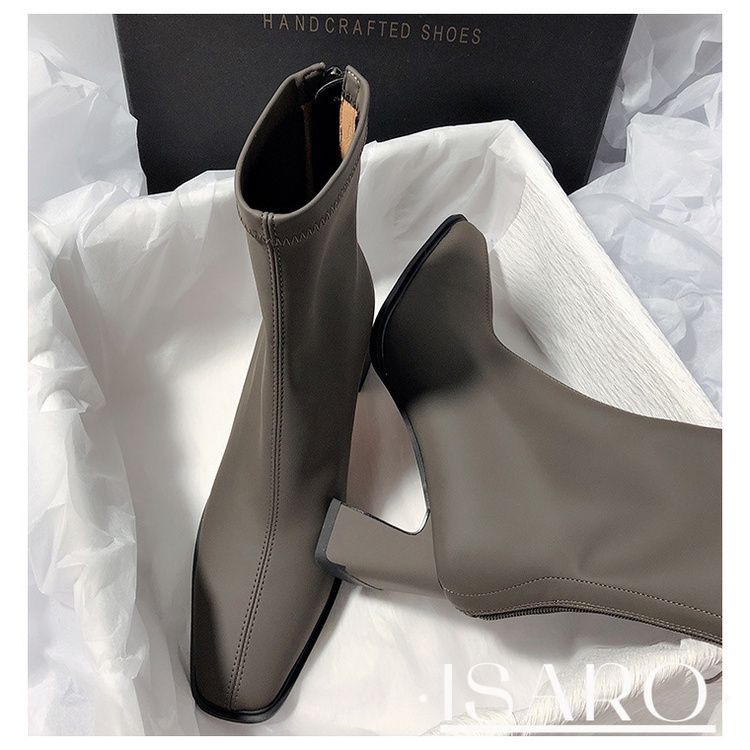 Giày bốt nữ EDWENEGAINE ISARO 36Z230960 phong cách đường phố Pháp thời trang 2023