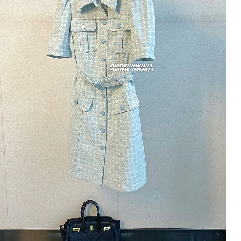 Đầm Cổ polo Cao Cấp Thời Trang Mùa Hè Theo Phong Cách retro Dành Cho Nữ