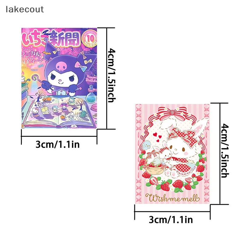 Cuộn 500 / Cuộn Nhãn Dán Hoạt Hình sanrio melody big ear dog Kuromi hello kitty Đáng Yêu
