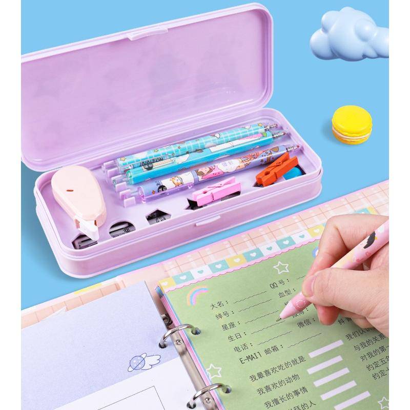 Túi Đựng Bút Bằng Nhựa Họa Tiết Hoạt Hình sanrio 2023 mymelody kuromi cinnamoroll pochacco Dễ Thương Cho Học Sinh