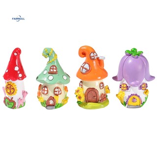 FAIRNULL Đồ Trang Trí Cây Nấm 3D Mini Bằng Nhựa Resin Dễ Thương Trang Trí Bàn Làm Việc/Tiểu Cảnh