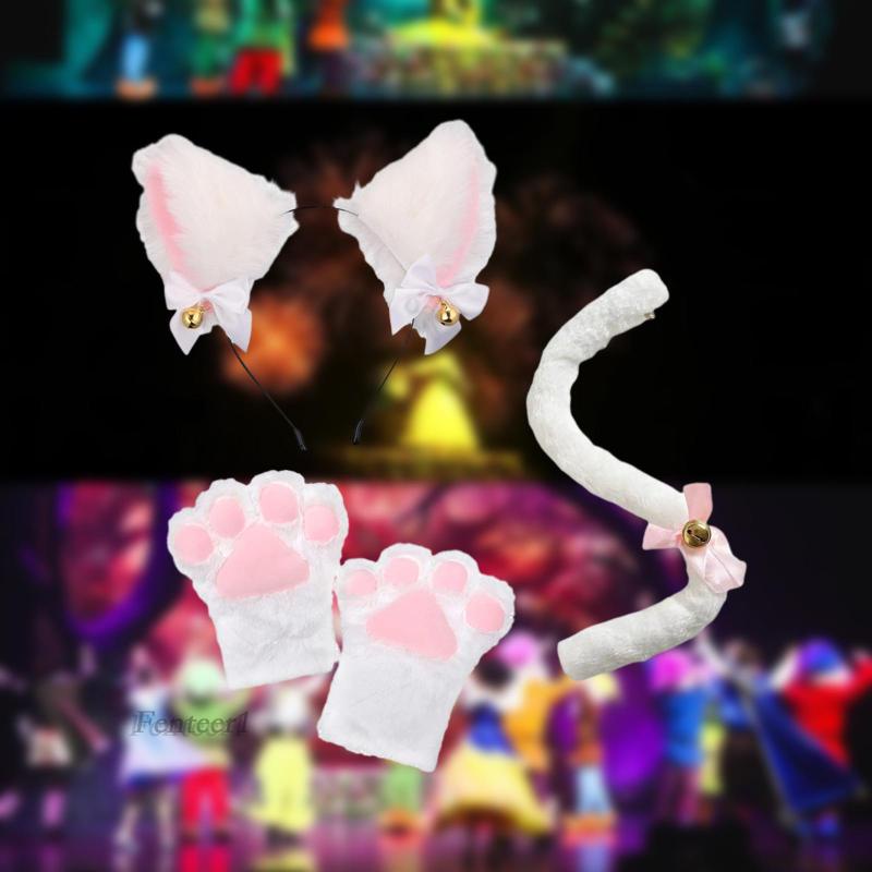 Tai Và Đuôi Mèo Hóa Trang halloween